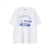 Galleries Dept Harajuku 23SS Vintage Washed Letters Rams Tryckt logotyp T -shirt Löst överdimensionerad Hip Hop Unisex Short Sleeve Tees 005