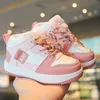 Sneakers Kids Sports Shoes For Boys Skate Casual All Seasons High Top Non Slip Baby Girls Board Children Running 230915