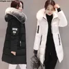 Femmes hiver nouveaux manteaux femmes Long coton décontracté fourrure à capuche vestes chaud Parkas femme pardessus manteau livraison gratuite