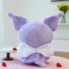 Leuke Kuromi Knuffel Cartoon Sofa Kussens Pluche Poppen Kawaii Kids Verjaardagscadeau Decor