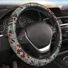 Steering Wheel Covers Mahjong Tiles Thickening Car Cover 38cm Universal Suitable Elastic