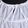 Haute qualité 2018 blanc et noir 6 cerceaux robe de soirée jupon robes de bal jupe en gaze Crinoline sous jupe accessoires Costume248E