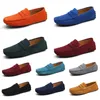 Chaussures de plein air pour hommes et femmes, semelle souple en cuir, noir, rouge, orange, bleu, marron, orange, baskets confortables quarante-trois