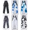 Pantaloni da sci 2023 tuta alpina femminile antivento costumi sport all'aria aperta montagna uomo pantaloni con bretelle da neve caldi impermeabili da sci da donna