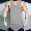 Bodybuilding Kleidung Tank Tops Männer Gym Stringer Ärmelloses Shirt Fitness Tanktop Herren Training Weste Muskel Für Männer's220d