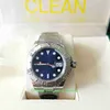 Clean Factory Mens Watch CF Better 40mm x 11.5mm 116621 Blue Dial 904L Steel Luminova Watches Sapphire Cal.3235ムーブメントメカニカルオートマチックメンズリストウォッチ