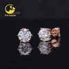 Starsgem 14k Gold Man Made Diamond Earrings 1 karat diamanter studörhänge igi certifikat lab diamantörhängen