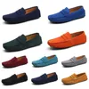 Hommes Femmes Chaussures de plein air Cuir Semelle souple Noir Rouge Orange Bleu Marron Orange Fuchsia Gris Baskets confortables Quarante-quatre