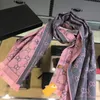 Damessjaal Herfst Zacht geschenk hijab Designer Heren Klassieke Europese en Amerikaanse stijl Sjaal Winter Warme holle nek Doub