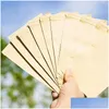 Planters Pots 100Pcs/Pack Kraft Paper Seed Envelopes Mini Packets Garden Home Storage Bag Food Tea Small Gift Drop Delivery Patio Lawn Dhw8Y