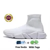 2024 Designer Hommes Femmes Chaussettes Chaussures Vitesse Casual Chaussure Entraîneur Sport Senakers Triple Blanc Noir Top Slip-on et Lacets Plateforme Pour Hommes Jogging Marche Sneaker