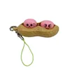 Dekompressionsleksak fidget Peanut Peapods Pea Poppers Squishes Tik Tok Squeeze Toys Keychain Relief Key Ring Anti Vent Balls Squeezy P Dhqok