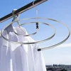 Hangers 2Pcs Outdoor Hooks For Towels Spiral Hanger Blankets Drying Rack Quilt Storage Stainless Steel Laundry Bed Sheet