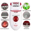 Rasoirs électriques Kemei Mini 2 en 1 Machine d'épilation électrique rechargeable femme épilateur femmes dame rasage tondeuse bikini jambe corps dépilador x0918