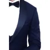 Costumes d'été pour hommes, coupe cintrée, noir, Tuxedos de mariage, châle en Satin, robe de soirée à revers, ensemble 3 pièces sur mesure pour hommes