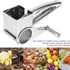Cheese Tools Rotary Grater with handle 3 Interchangeable Drum Blades Reusable Stainless Steel Slicer Handheld 230918