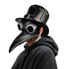 Party Masks Black Rubber Plague Doctor Mask Halloween Long Nose Bird Beek Steampunk Gas Latex Face Mask Cosplay Prop for Kids and Adult 230918