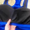 Seksi Camisole Tayt Yoga Kadın Mayo Bayanlar Bikini Beach Yüzme Takım Baskılı Fitness Yoga Seti