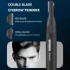 Rasoirs électriques Tondeuse à cheveux portable pour nez et oreilles Micro USB Charge 3-en-1 Tondeuse à barbe à sourcils pour hommes et femmes sans douleur légère x0918