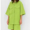 ショーツスーツ付き女性用スリープウェアコットンパジャマ2ピースセットホームカレット女性