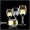 Lampes suspendues Verre à vin LED européen pour Bar Boutique Cuisine Luminaire Éclairage 5W Lustre Haning Lustre Drop Livraison Lumières Ind Dhrsi