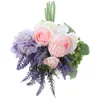 Fleurs décoratives bureau bureau décor Bouquet artificiel plantes maison Faux Table décorer décorations florales fleur mariage