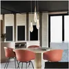 Pendantlampor Designer LED Water Drop Light Minimalist Scandinavian Loft Crystal Hanging Lamp Creative Restaurant Leverans Lights Ligh Dhsee