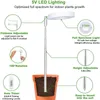 Grow Lights LED Växtljus saftigt effektivt fullt spektrum för blommor Bonsai Plants Wide Illumination Range