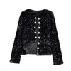 Women's Jackets Autumn Sequin Coat Bomber Jacket Long Sleeve Streetwear Slim Tops Sexy Colorful Women Casual Basic Lady Outwear