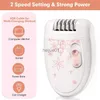 Electric Shavers 100-240v corded women epilator electric hair removal for body underarm female epilator for face lady leg bikini trimmer painless x0918