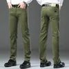Jeans da uomo stile classico 3 colori autunno slim marrone pantaloni di jeans elasticizzati casual da lavoro di alta qualità pantaloni di marca maschile 230915