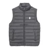 Men's Vests mens vests Vertical collar down warm Sleeveless pony Hip Hop fashion jackets outwear coats S-XXXL YZW0 HKD230918