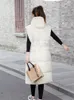여자 조끼 조끼 여성 2023 가을 겨울 패션 한국어 느슨한 민소매 아래 면화 양복 조끼