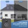 Aiwit HKD230918 Türklingeln Smart Home T6 Drahtlose WiFi Video Türklingel Kamera Digitale Außentürklingel Gegensprechanlage HD Nachtsicht Sicherheitsschutz