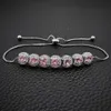 Beaded Bangle 2023 New Luxury Green Pink Rose Gold Silver Color CZ Bracelet for Wedding Women on Hand Gift Jewelry Wholesale Bulk S5243 230925