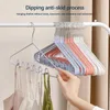 Hangers 5Pcs Wave Shape Costume Hanger Underwear Sling Dress Nightdress Anti-Slip Drying Rack Dormitory Clothes Support