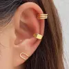 Backs Earrings Simple Ear Cuffs Without Piercing Clip Non-Piercing Fake Cartilage For Women Fashion Jewelry