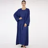 Etniska kläder 3 stycken Abaya Set Kimono -knappen Down Dress Wrap Tie Kjol Dubai Turk Muslim Women Outfit Islamic Hijabi Robe Casual