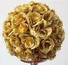 Dekorativa blommor SPR DIAMETER 30 CM INGEN Blad Artificiell Rose Flower Ball Bridal Wedding Decor Favor Party Kissing