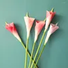 Decorative Flowers Artificial Calla Lily Branch Fake Flower Bouquet Wedding Home Table Decoration