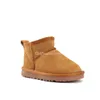 Botas para niños australia Mini Bow Australie Zapatos clásicos para niñas Botas de nieve de invierno para niños pequeños Australian II Bebé Niño Zapatillas de deporte negras castañas juveniles Furry Bailey