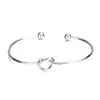 Manchette Mode Noeud Bracelet Sier Couleur Bracelets Ouverts Bijoux Proposition D'amour Serez-vous Ma Demoiselle D'honneur Bon Ami Cadeau Livraison Directe Brac DHS3C