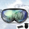 Óculos de esqui GOBYGO Óculos de esqui duplo anti-nevoeiro óculos de superfície esférica esportes ao ar livre à prova de vento snowboard óculos de esqui mulheres homens 230918