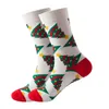 Designer-Weihnachtsstrümpfe für Erwachsene, Herren und Damen, modisch, Baumwolle, Witner, warme Socken, persönliche Accessoires, EUR 37–44