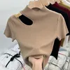 女性用Tシャツファッション半袖トップシャツレッドレディースティーベーシック服夏Y2Kソリッドカラー甘いかわいい服2023