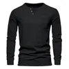 Men's T Shirts 2023 Shirt Long Sleeve Hippie Casual Solid Fashion Vintage V-Neck Slim Sport Tops Mens Tees Streetwear