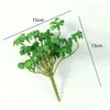 Dekorative Blumen Künstliche Pflanze Kunststoff Simulation Farn Gras Bonsai Pflanzen Grün Gefälschte Efeublätter Weihnachtsdekoration Home Shop Dekor