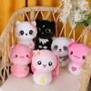 Cross Border Hot Selling Série de cogumelos fofos Animal Plush Toys Cute Rabbit Panda Decoração de brinquedos de pelúcia