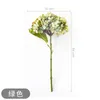 Dekorative Blumen, 1 Stück, Hochzeitsdekoration, künstlicher bunter einzelner Hortensienstrauß, Seide, Heimdekoration