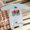 I lager 100%Cotton Spädbarn född Baby Boy Girl Designer Varumärkesbrev Kostym Överaller Kläder Jumpsuit Kids Bodysuit Babies outfit Romper Outfi G8080